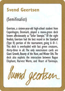 Svend Geertsen Biografía [Mazo del Campeonato Mundial 1997]