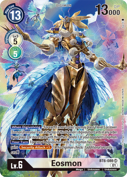 Eosmon [BT6-086] (Arte alternativo) [Doble Diamante]