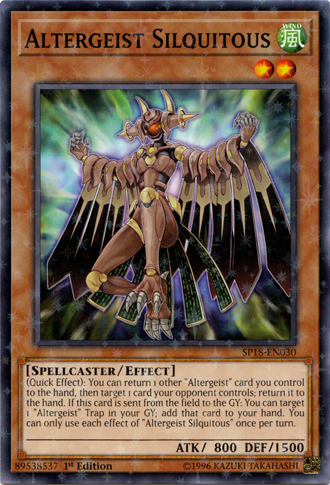 Altergeist Silquitous [SP18-EN030] Starfoil Rara