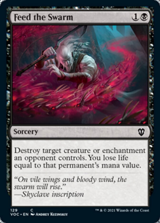 Alimentar al enjambre [Innistrad: Voto Carmesí Commander]