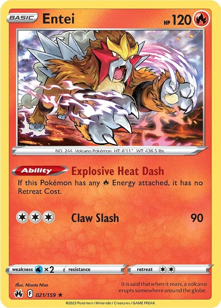 Entei (021/159) [Espada y Escudo: Cenit Supremos]