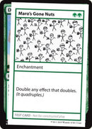 Maro's Gone Nuts (Édition 2021) [Cartes de test de Myster Booster]