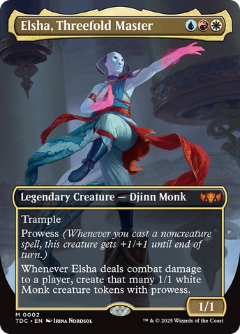 Elsha, ma maîtresse des trois voies (Sans bordure) [Tarkir : Commander de la Tempête draconique]