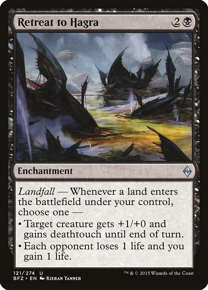 Retraite à Hagra [Bataille de Zendikar]