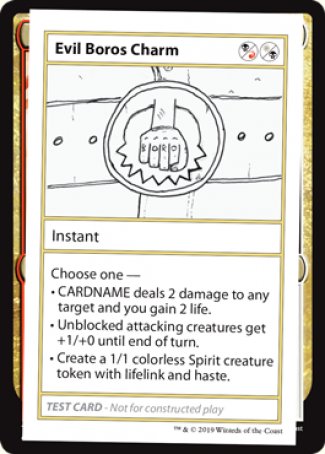 Charme de Boros maléfique (édition 2021) [Cartes de test de la Mystery Booster]