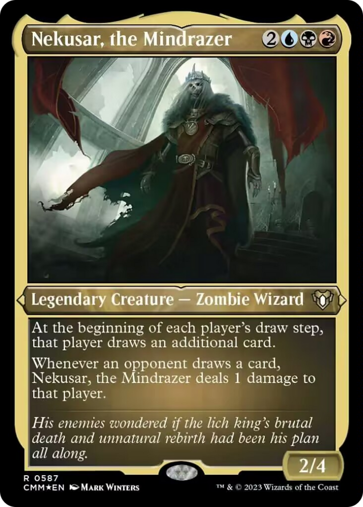 Nekusar, le Faise-Esprit (gravée, brillante) [Commander Masters]