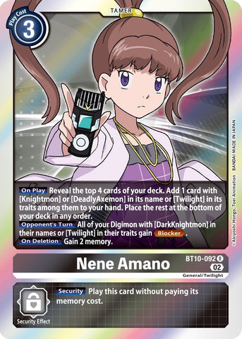 Nene Amano [BT10-092] [Encuentro Xros]