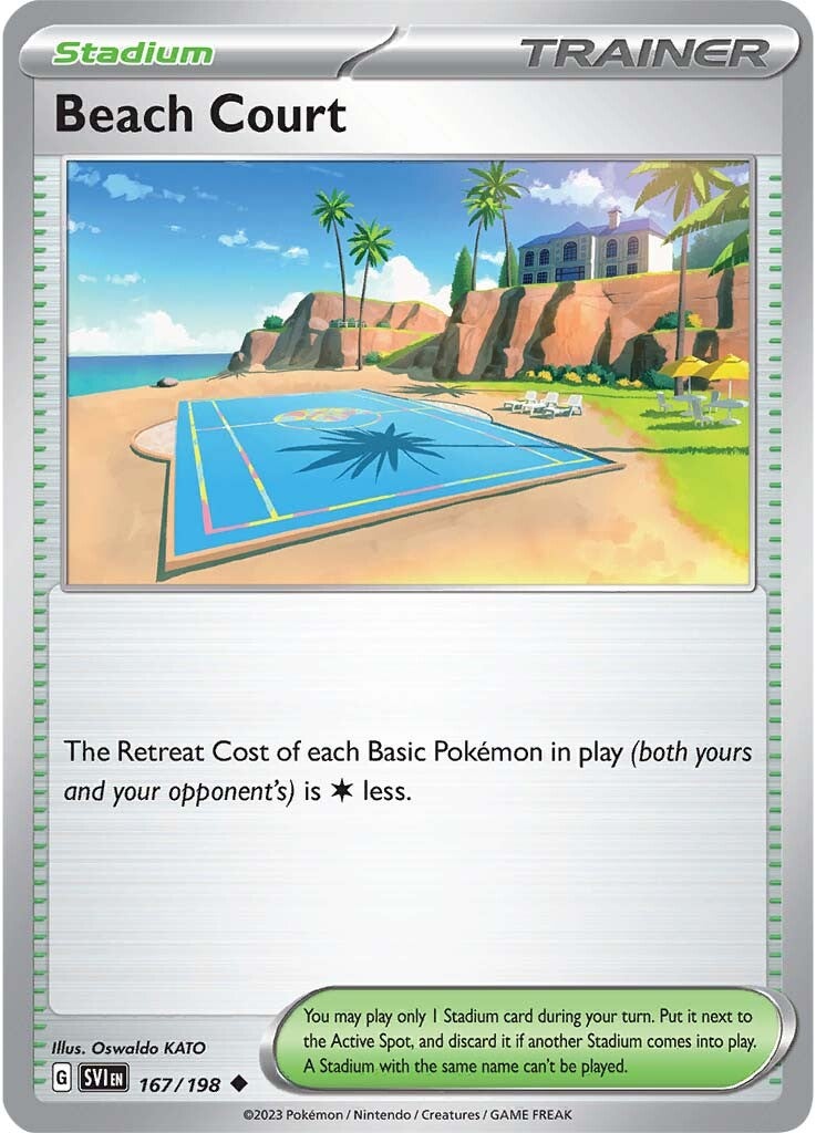 Playa Ocasional (167/198) [Escarlata y Púrpura: Set Base]