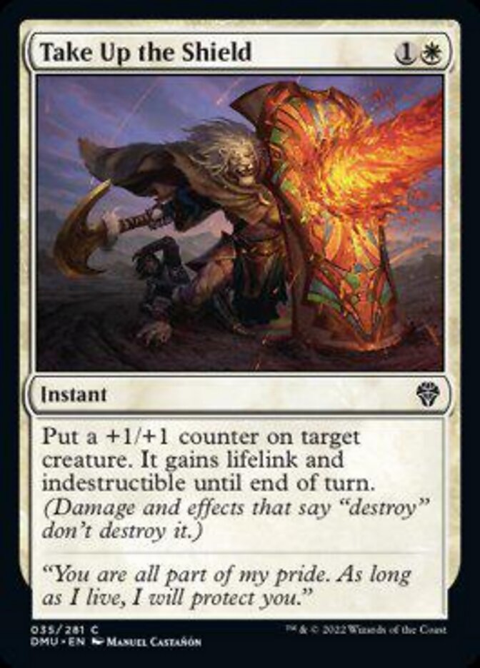 Brandir le bouclier [Dominaria Uni]