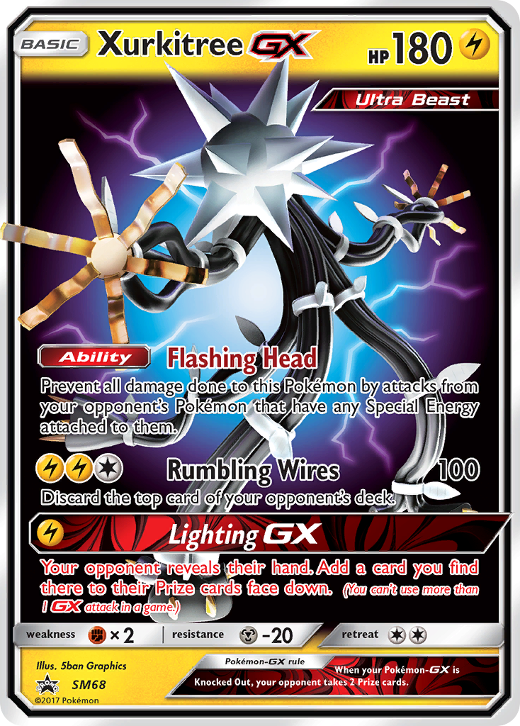 Xurkitree GX (SM68) [Soleil et Lune : Promos Étoiles Noires]