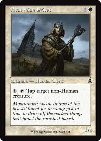 Prêtre avacynien (cadre rétro) [Innistrad remasterisé]