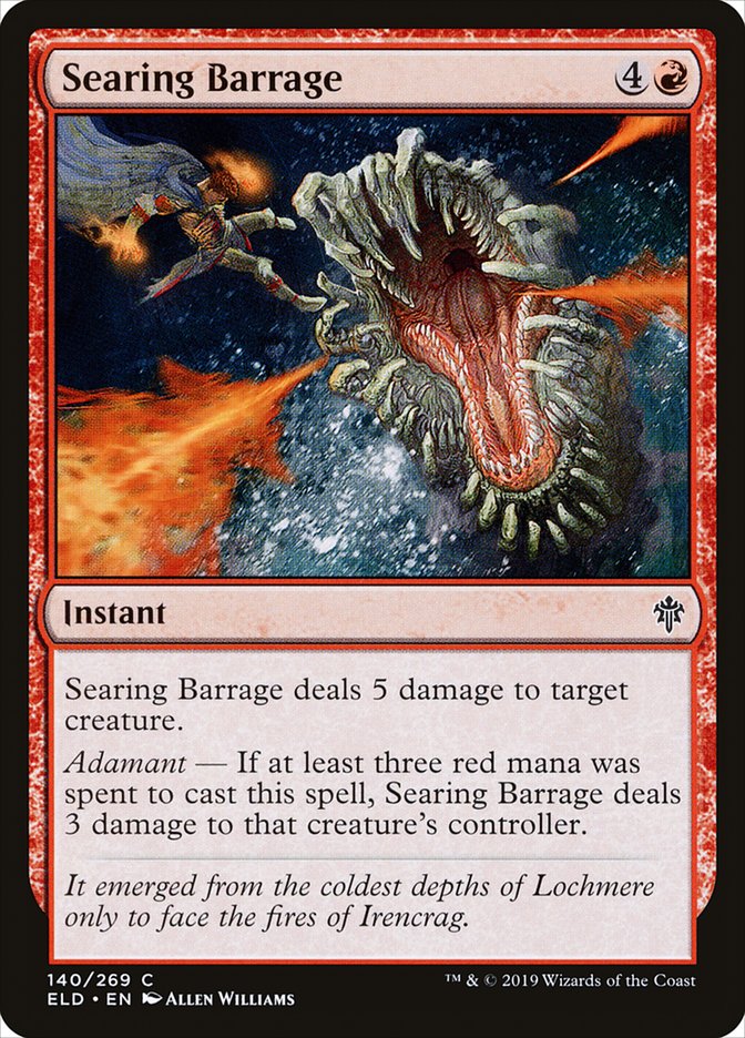 Barrage brûlant [Le Trône d'Eldraine]