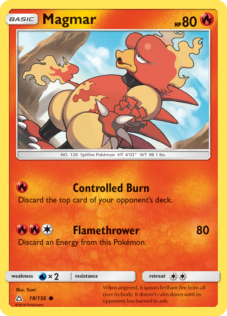 Magmar (18/156) [Soleil et Lune : Ultra-Prisme]
