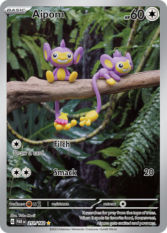 Aipom (211/182) [Escarlata y Púrpura: Paradoja Temporal]
