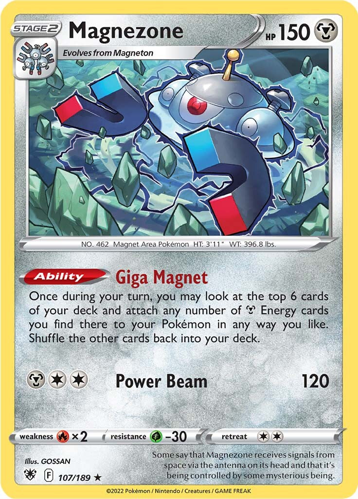 Magnezone (107/189) (Exclusiva de Baraja Temática) [Espada y Escudo: Resplandor Astral]