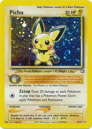 Pichu (12/111) [Neo Genesis Illimitée]