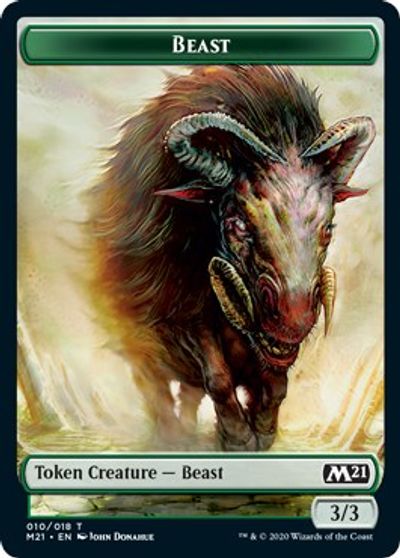 Bête // Insecte Jeton recto-verso [Tokens des Decks Défis 2021]