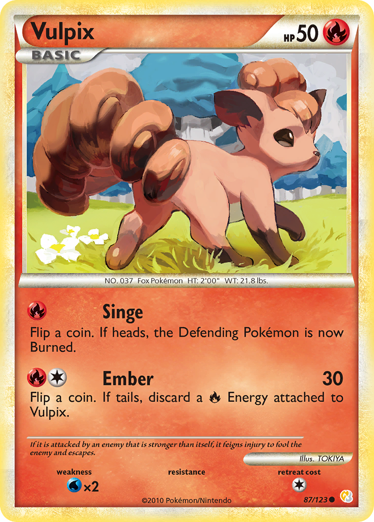 Goupix (87/123) [HeartGold & SoulSilver: Set de Base]