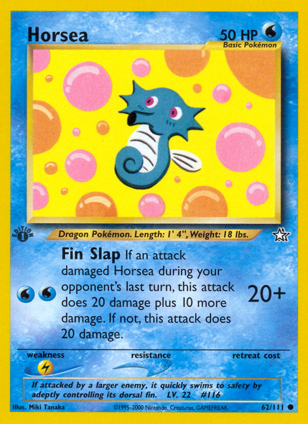 Horsea (62/111) [Neo Genesis 1.ª edición]
