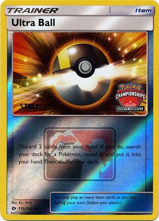 Ultra Ball (135/149) (NA Championship Promo Staff) [Sol y Luna: Set Básico]