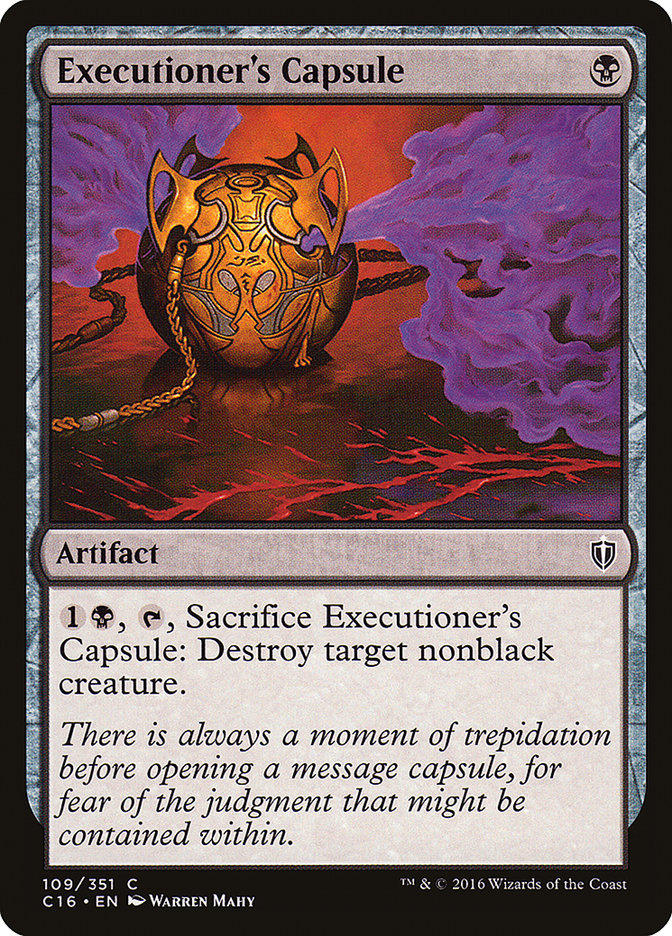 Capsule de l'exécuteur [Commander 2016]