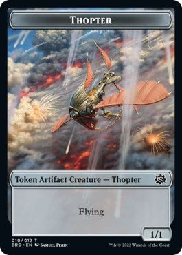 Myr // Thopter (010) Jeton recto-verso [Jetons Commander Les Frères d'armes]
