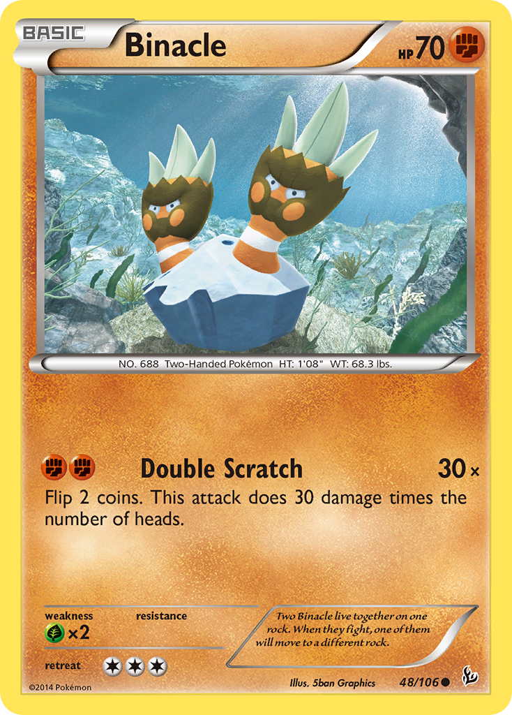 Binacle (48/106) [XY: Feu Glacial]