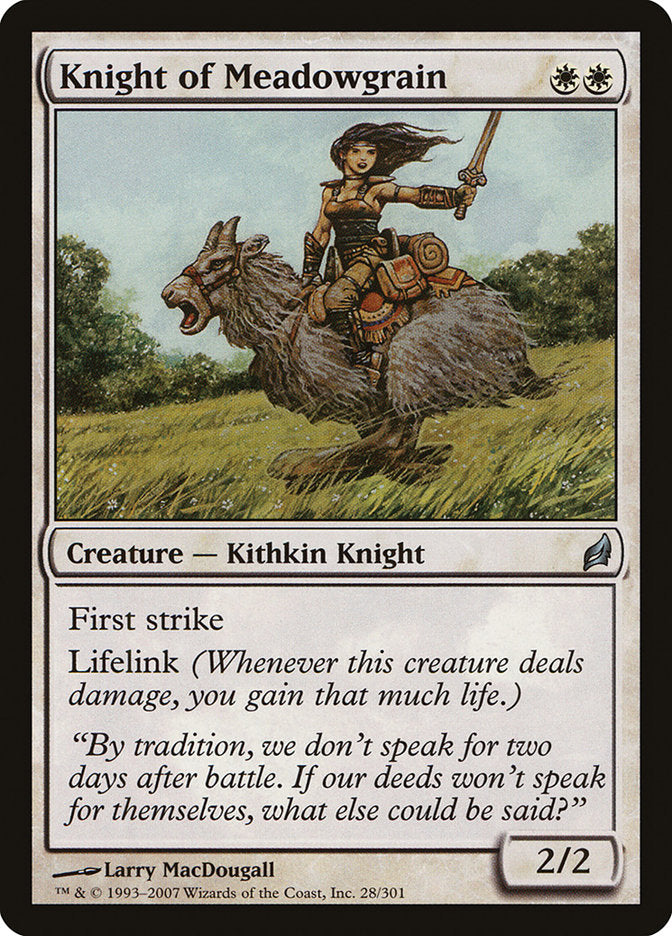 Chevalier de Meadowgrain [Lorwyn]