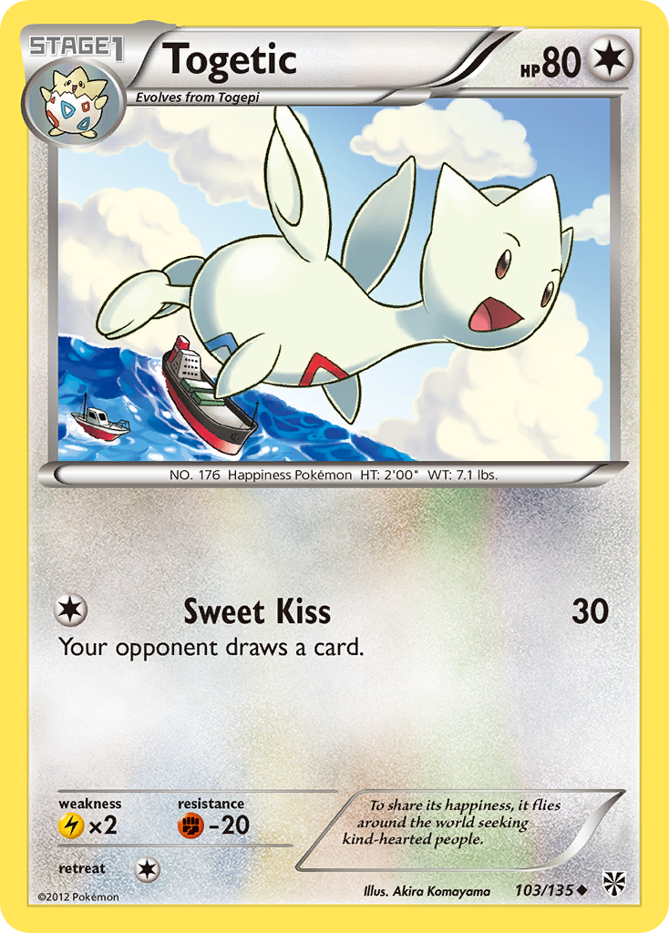 Togetic (103/135) [Noir & Blanc : Tempête Plasma]