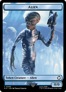 Nourriture (0014) // Jeton Alien Recto-verso [Jetons Fallout]