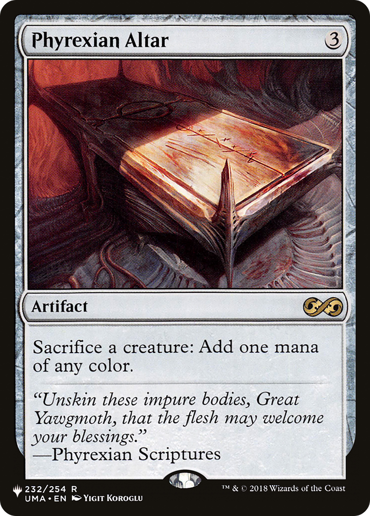 Autel phyrexian [The List]