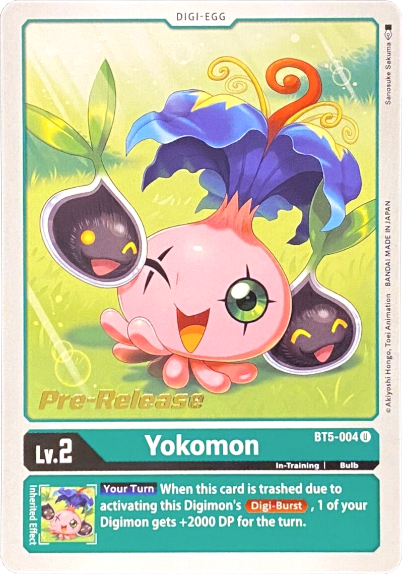 Yokomon [BT5-004] [Cartas Promocionales del Prelanzamiento de Battle of Omni]