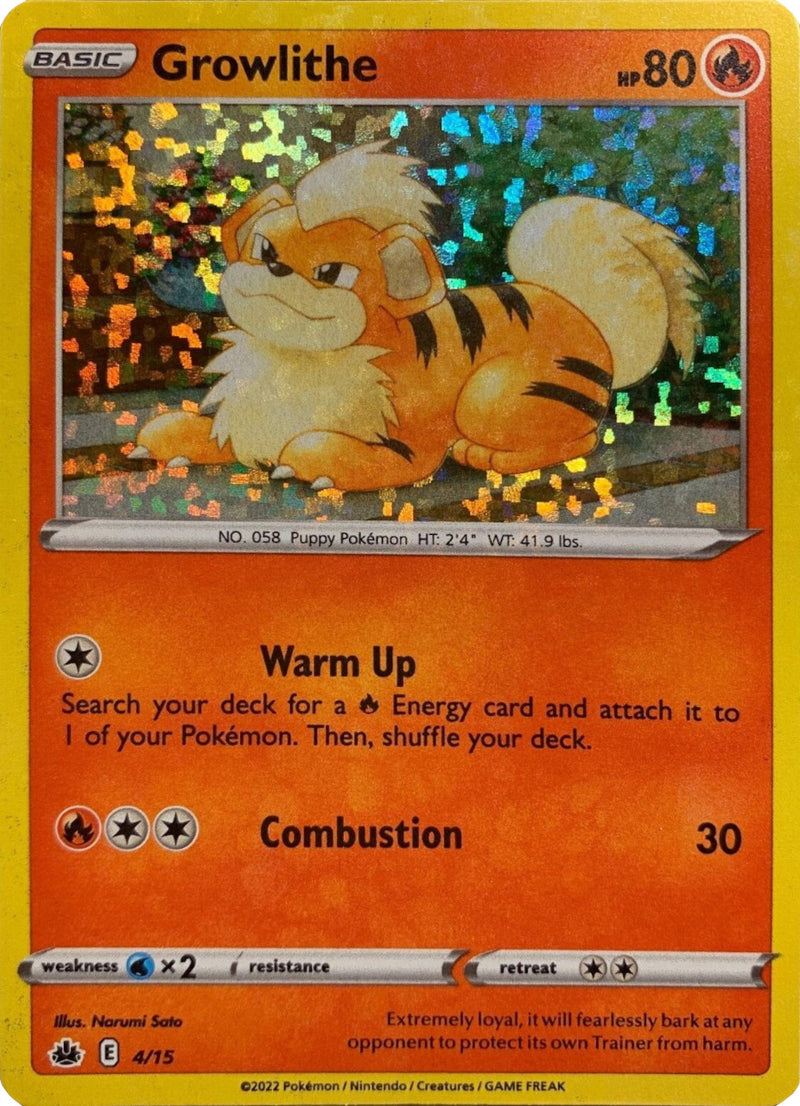 Growlithe (4/15) [Promocionales de McDonald's: Combate de Partidas]