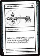 Clé corrompue (Édition 2021) [Cartes-tests d'extension mystère]