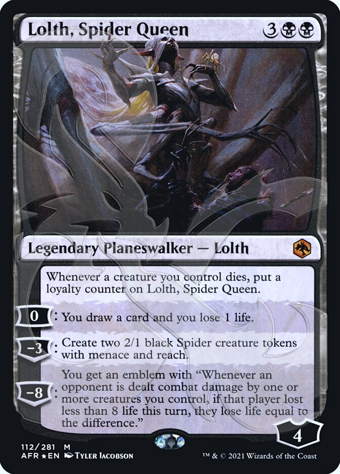 Lolth, Reine araignée (Promo esperluette) [Dungeons & Dragons : Aventures au pays oublié promos]