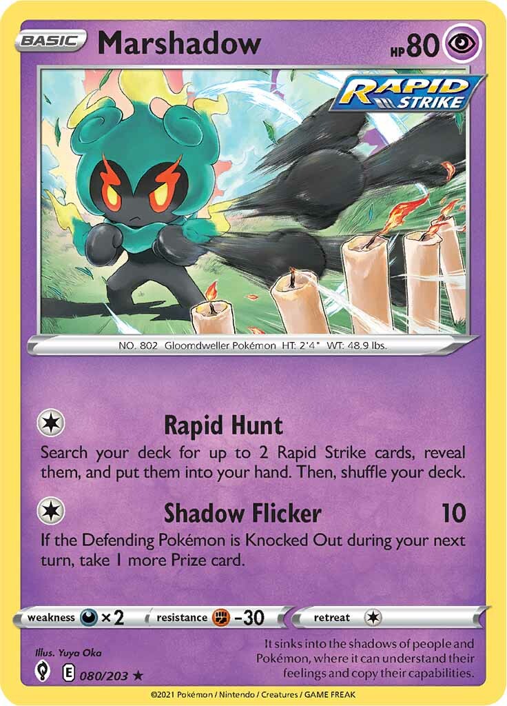Marshadow (080/203) [Épée et Bouclier : Ciel Évolutif]