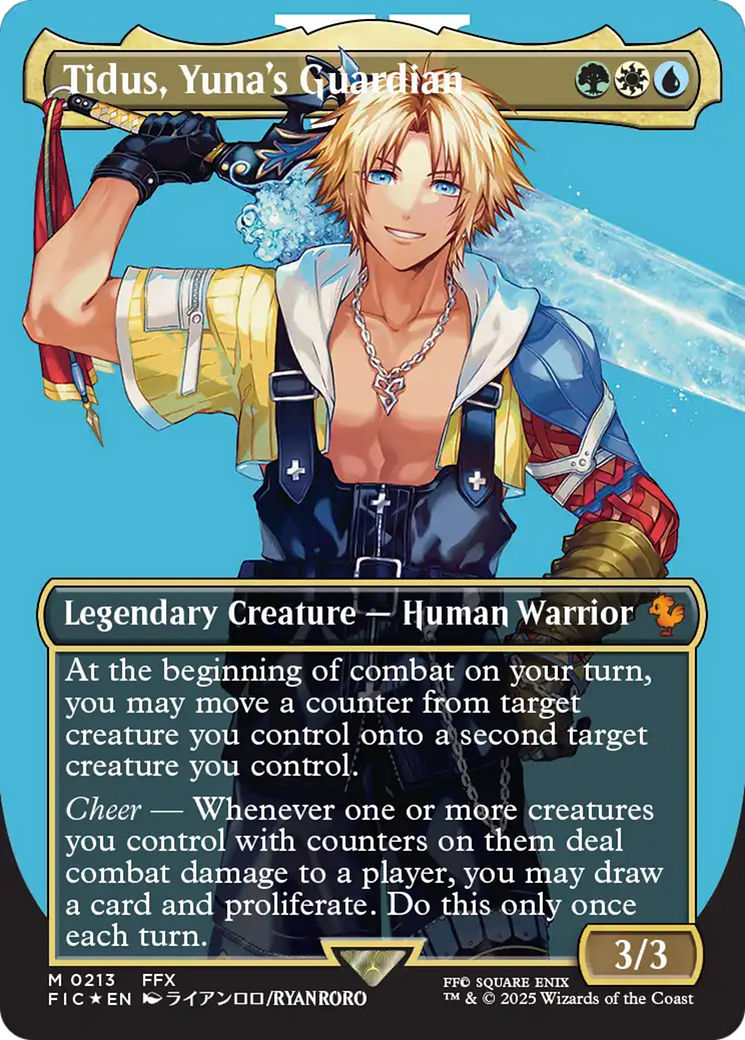 Tidus, Gardien de Yuna (Sans bordure) (Feuilleté accéléré) [FINAL FANTASY Commander]