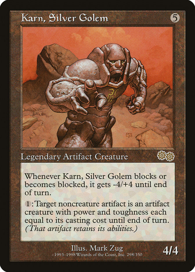 Karn, golem d'argent [Saga d'Urza]