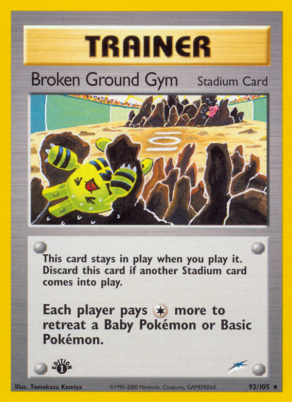 Gimnasio Campo Quebrado (92/105) [Neo Destiny 1st Edition]