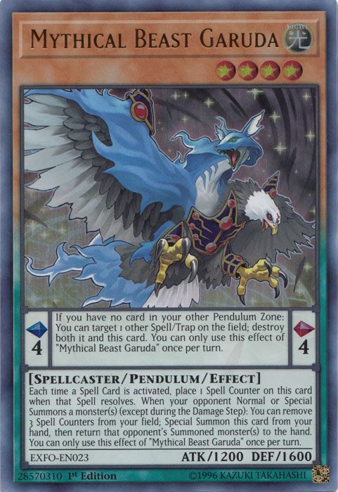 Bête Mythique Garuda [EXFO-FR023] Ultra Rare