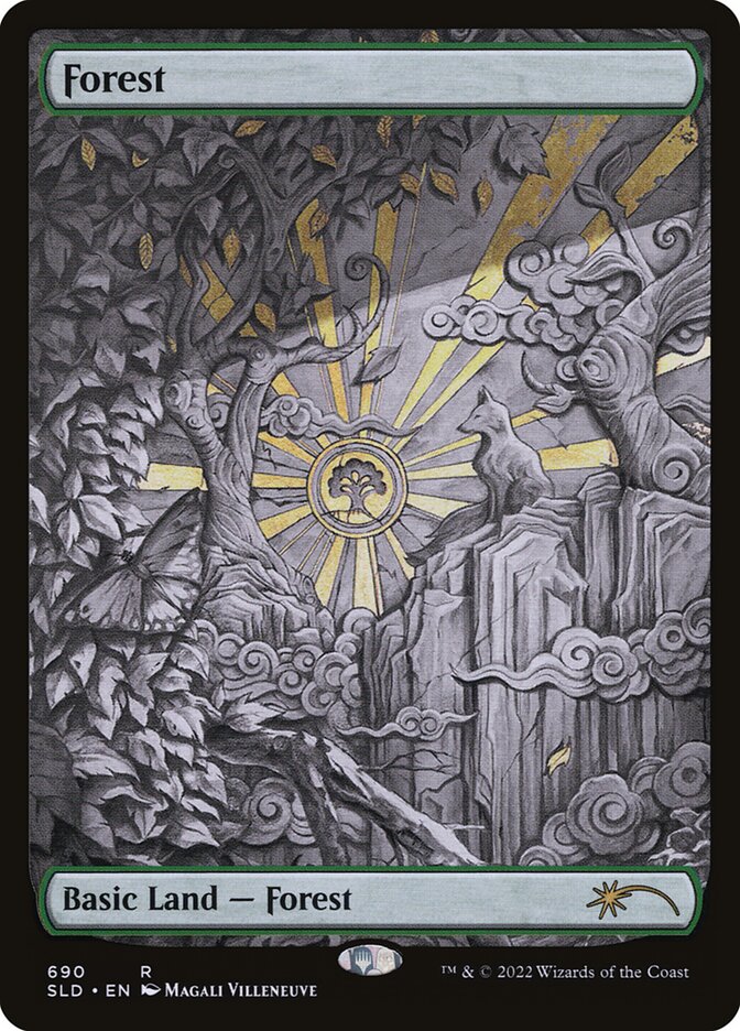 Forêt (690) (Dessin) [Cartes promotionnelles Secret Lair]