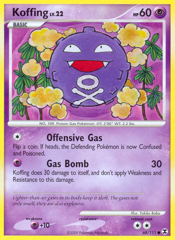 Koffing (68/111) [Platino: Vencedores Supremos]