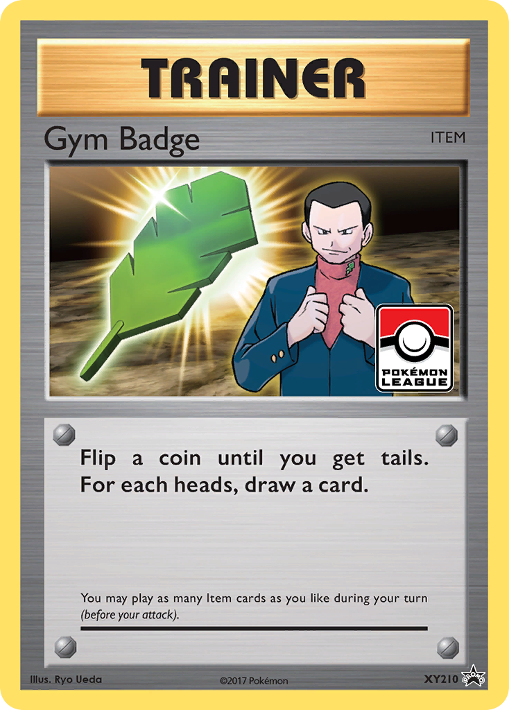 Badge de l'Arène (XY210) (Giovanni) [XY: Promo Black Star]