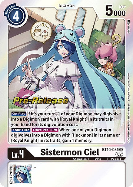 Sistermon Ciel [BT10-085] [Cartas de preestreno Xros Encounter]