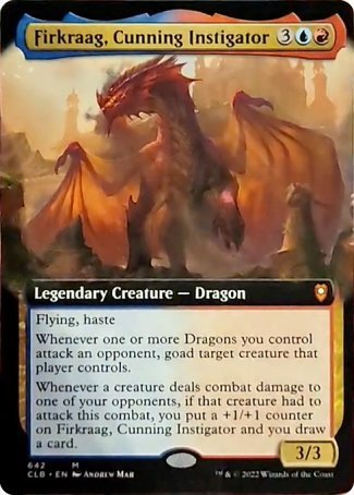 Firkraag, instigador astuto (arte extendido) [Commander Legends: Batalla por Puerta de Baldur]
