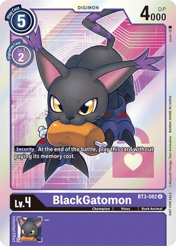 BlackGatomon [BT3-082] (Promoción de Caja) [Promoción de Lanzamiento del Booster Especial Ver.1.5]