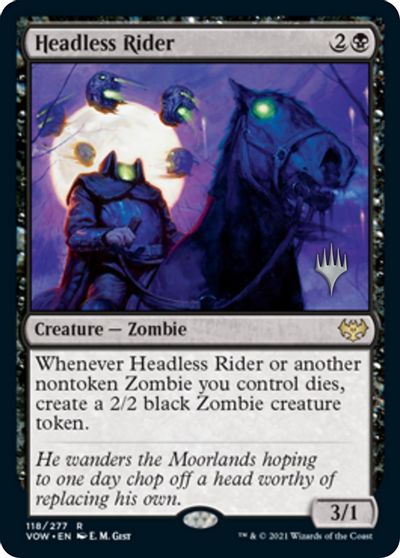 Cavalier sans tête (Pack promo) [Innistrad: Vœu écarlate promos]