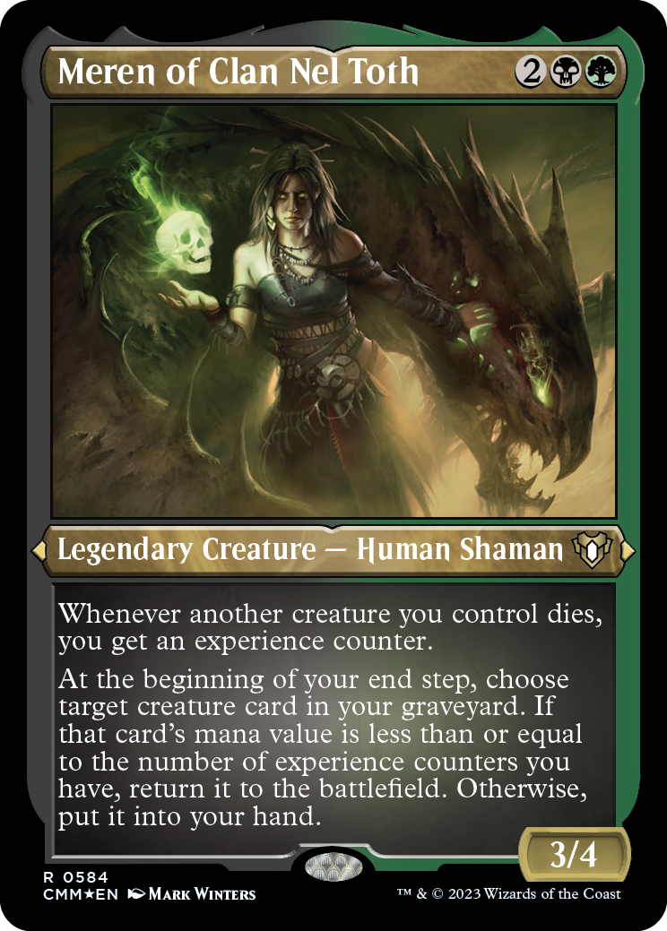 Meren du clan Nel Toth (gravée à l'acide) [Commander Masters]