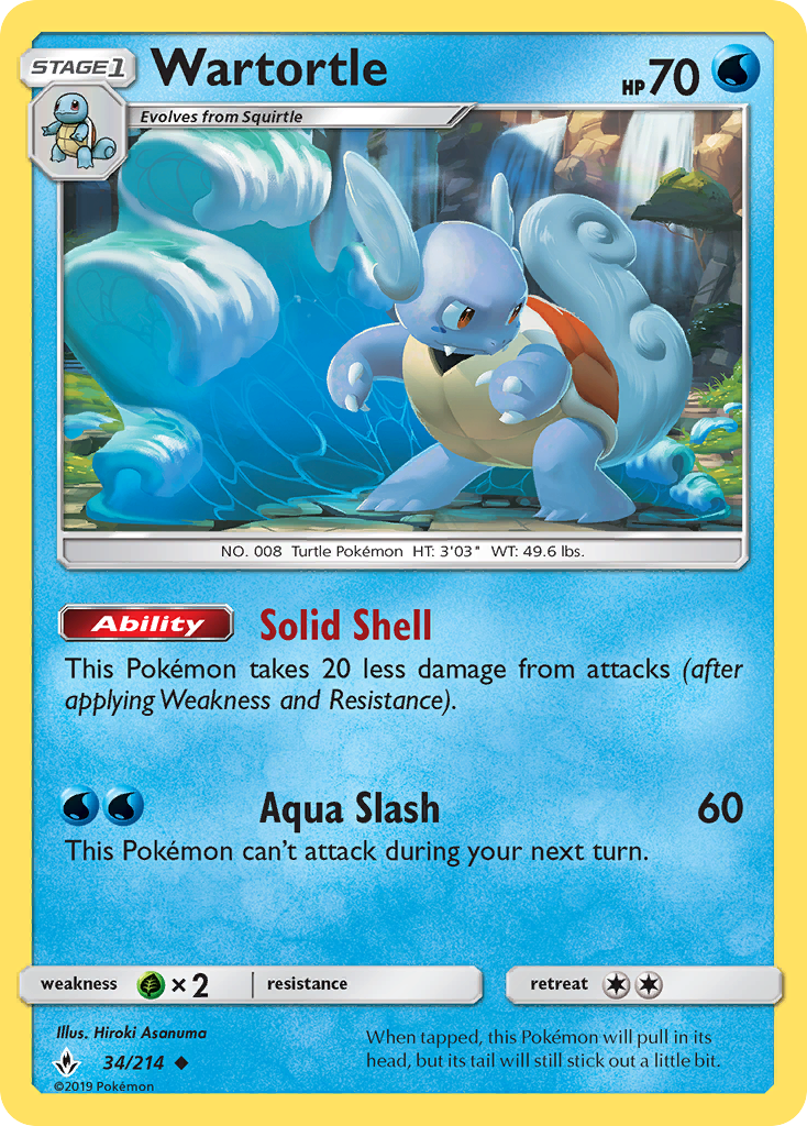 Wartortle (34/214) [Sol y Luna-Vínculos Indestructibles]