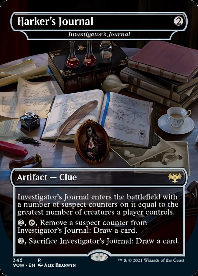 Journal de l'enquêteur - Journal de Harker [Innistrad : Noces écarlates]